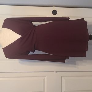 Lush Long Sleeve Wrap Dress size M